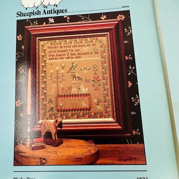 SHEEPISH DESIGNS Sampler Lot Cross stitch Patterns 1 4 5 7 Sarah E. Pope Sampler - Picture 6 of 16